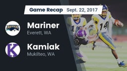 Recap: Mariner  vs. Kamiak  2017