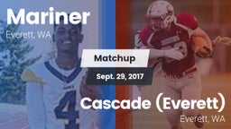 Matchup: Mariner  vs. Cascade  (Everett) 2017