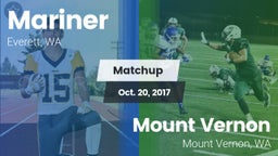 Matchup: Mariner  vs. Mount Vernon  2017