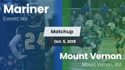 Matchup: Mariner  vs. Mount Vernon  2018