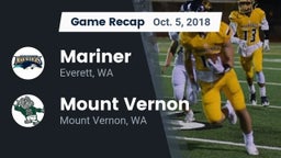 Recap: Mariner  vs. Mount Vernon  2018