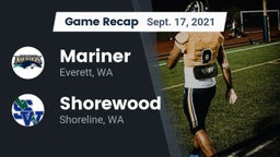 Recap: Mariner  vs. Shorewood  2021