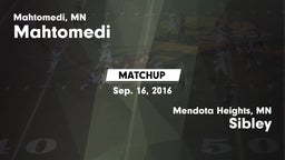 Matchup: Mahtomedi High vs. Sibley  2016