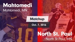 Matchup: Mahtomedi High vs. North St. Paul  2016