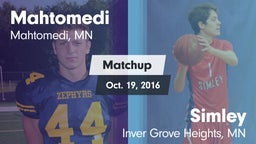 Matchup: Mahtomedi High vs. Simley  2016
