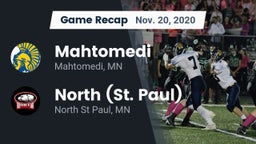 Recap: Mahtomedi  vs. North (St. Paul)  2020