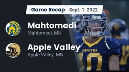 Recap: Mahtomedi  vs. Apple Valley  2022