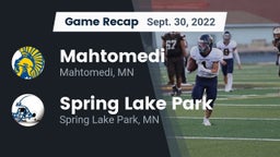 Recap: Mahtomedi  vs. Spring Lake Park  2022