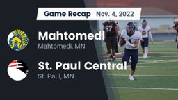 Recap: Mahtomedi  vs. St. Paul Central  2022