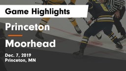 Princeton  vs Moorhead Game Highlights - Dec. 7, 2019