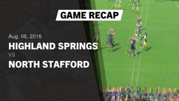 Recap: Highland Springs  vs. North Stafford   2016