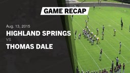 Recap: Highland Springs  vs. Thomas Dale  2015