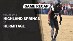 Recap: Highland Springs  vs. Hermitage  2015