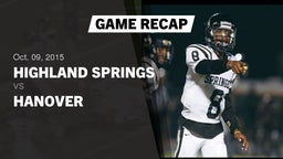 Recap: Highland Springs  vs. Hanover  2015