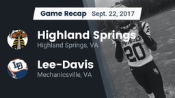 Recap: Highland Springs  vs. Lee-Davis  2017