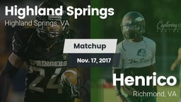Matchup: Highland Springs vs. Henrico  2017