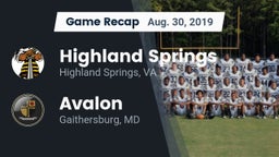 Recap: Highland Springs  vs. Avalon  2019