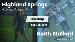 Matchup: Highland Springs vs. North Stafford   2019