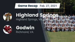 Recap: Highland Springs  vs. Godwin  2021