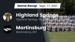 Recap: Highland Springs  vs. Martinsburg  2021