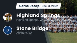 Recap: Highland Springs  vs. Stone Bridge  2022