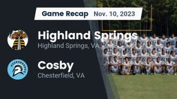 Recap: Highland Springs  vs. Cosby  2023