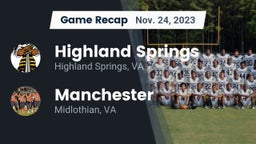 Recap: Highland Springs  vs. Manchester  2023