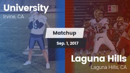 Matchup: University High vs. Laguna Hills  2017