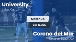 Matchup: University High vs. Corona del Mar  2017