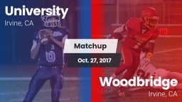 Matchup: University High vs. Woodbridge  2017