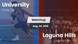 Matchup: University High vs. Laguna Hills  2018
