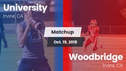 Matchup: University High vs. Woodbridge  2018
