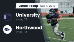 Recap: University  vs. Northwood  2019