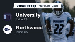 Recap: University  vs. Northwood  2021
