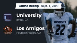 Recap: University  vs. Los Amigos  2023