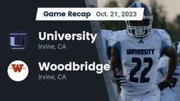 Recap: University  vs. Woodbridge  2023