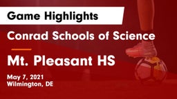 Conrad Schools of Science vs Mt. Pleasant HS Game Highlights - May 7, 2021