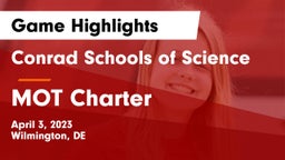 Conrad Schools of Science vs MOT Charter Game Highlights - April 3, 2023