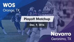 Matchup: West Orange Stark vs. Navarro  2016