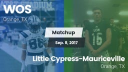 Matchup: West Orange Stark vs. Little Cypress-Mauriceville  2017