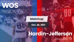 Matchup: West Orange Stark vs. Hardin-Jefferson  2017