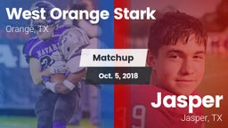 Matchup: West Orange Stark vs. Jasper  2018