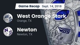 Recap: West Orange Stark  vs. Newton  2018