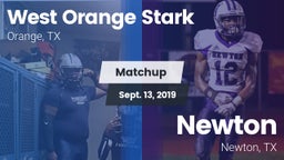 Matchup: West Orange Stark vs. Newton  2019