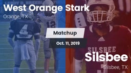 Matchup: West Orange Stark vs. Silsbee  2019