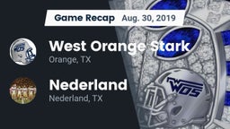 Recap: West Orange Stark  vs. Nederland  2019