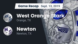 Recap: West Orange Stark  vs. Newton  2019