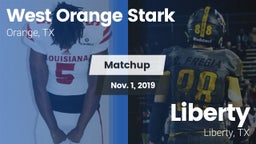 Matchup: West Orange Stark vs. Liberty  2019