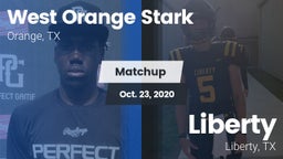 Matchup: West Orange Stark vs. Liberty  2020