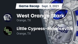 Recap: West Orange Stark  vs. Little Cypress-Mauriceville  2021